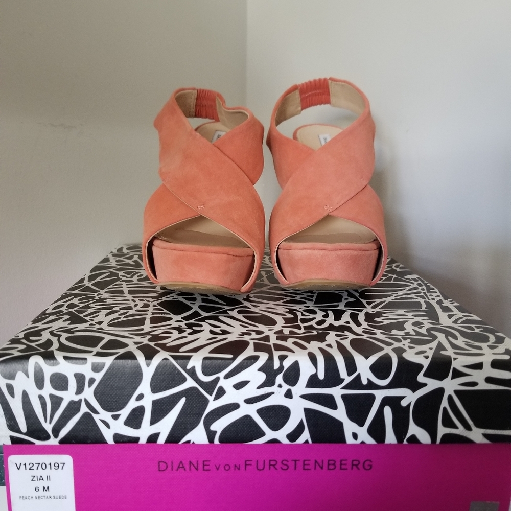 Diane von Furstenberg Zia II Suede Sandal